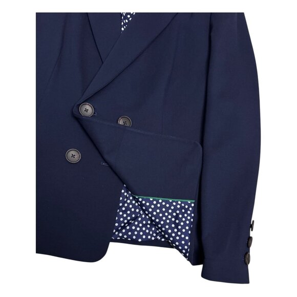 NWT BODEN 2-Piece Luxury Designer Business Blazer PANT SUIT Blue Womens 18R - Picture 7 of 10